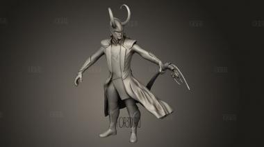 Агосто локи 3d stl модель для ЧПУ