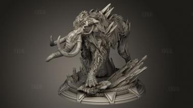 Тающая Мертвая Падающая Луна Тьорнин 3d stl модель для ЧПУ