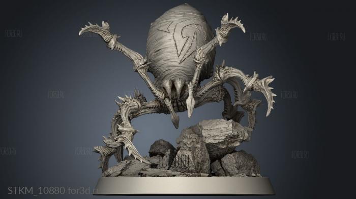 Creature Giant Spider stl model for CNC