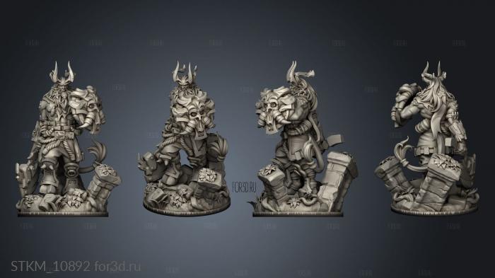 Satyr Warrior 3d stl модель для ЧПУ