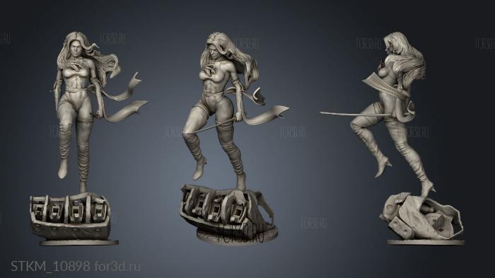 Psylocke Men stl model for CNC