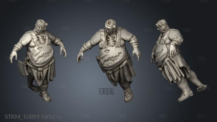 Zombie Butcher stl model for CNC