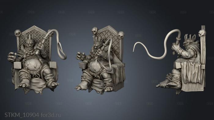 Goblin King stl model for CNC