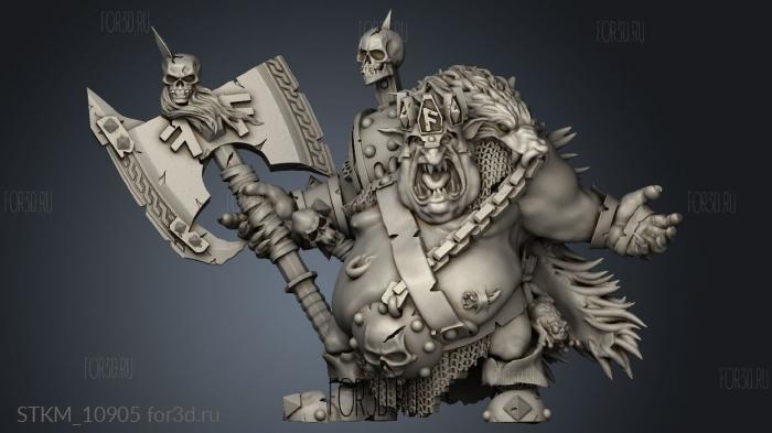 Goblin Kings king bane stl model for CNC