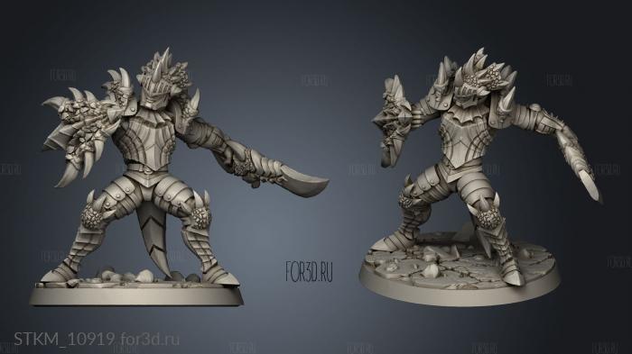 Monster Hunters Azzidesh stl model for CNC