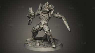 Охотники на Монстров Аззидеш 3d stl модель для ЧПУ