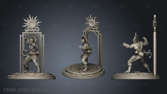 Tarot Sun stl model for CNC