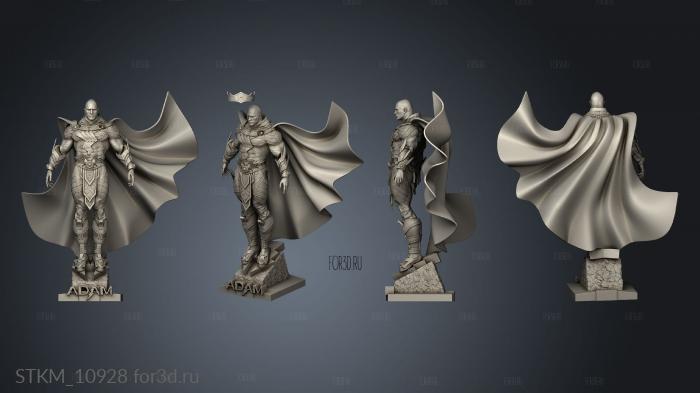 Black Adam BA stl model for CNC