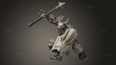 Копье Воинов-Зверолюдей 3d stl модель для ЧПУ