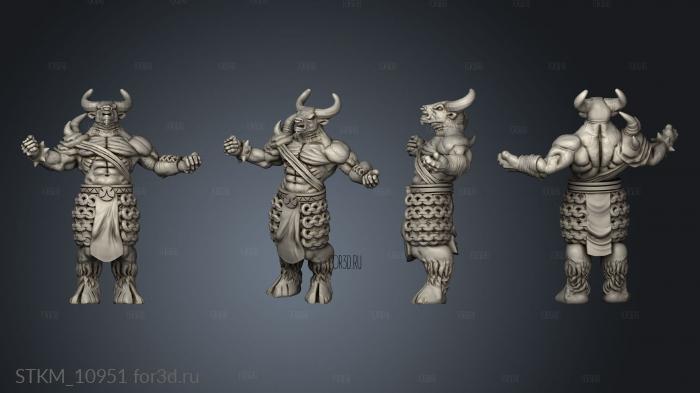 Weapons Minotaur WW stl model for CNC