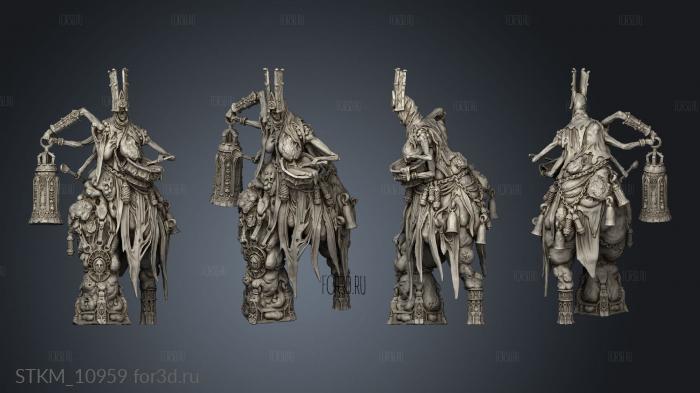 Crimson Grove Abbey Content Hierophant stl model for CNC