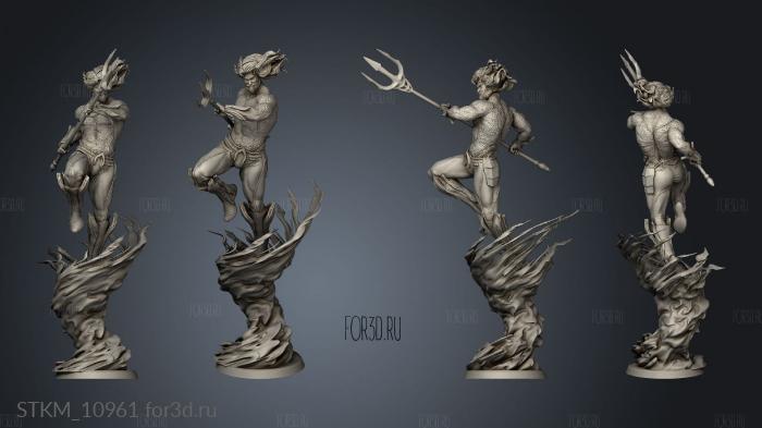 AQUAMAN stl model for CNC