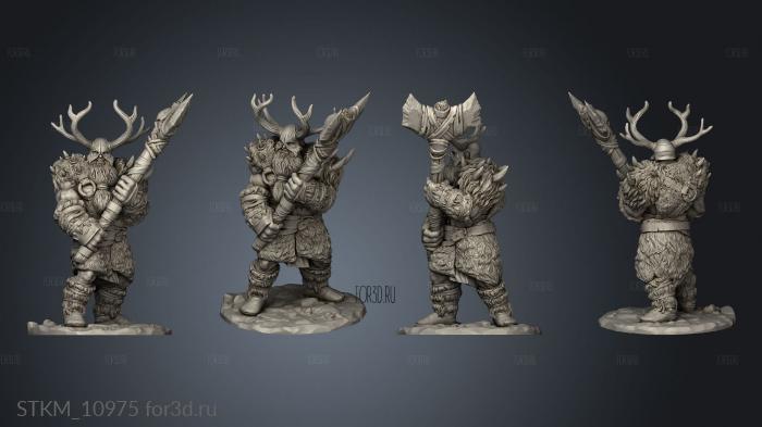 Forest Berserker stl model for CNC