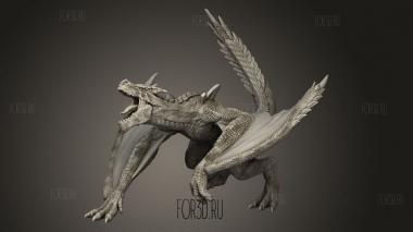 Лесной Дракон 3d stl модель для ЧПУ