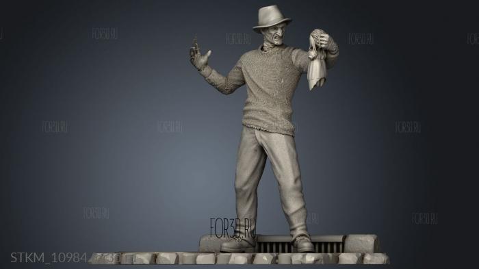 Freddy Krueger stl model for CNC