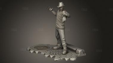 Фредди Крюгер 3d stl модель для ЧПУ
