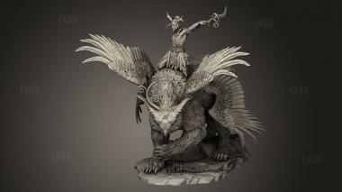 Крыло Хундуна 3d stl модель для ЧПУ