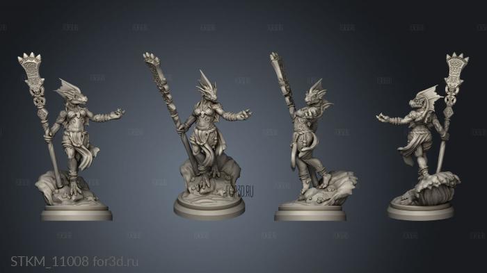 Water var Dragonborn Female Dragonborn Wave stl model for CNC