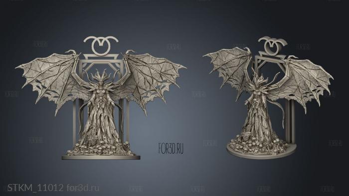 Tarot The Devil arch stl model for CNC