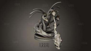Покемон Гидрейгон 3d stl модель для ЧПУ