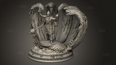 Вишну 3d stl модель для ЧПУ
