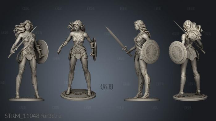 Wonder Woman Gal Gadot 3d stl модель для ЧПУ