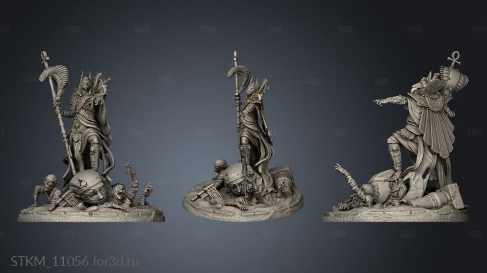 Recurring Villain Reward God King Anubis stl model for CNC