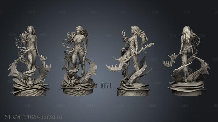 Witchblade Sara Pezzini Cortado stl model for CNC