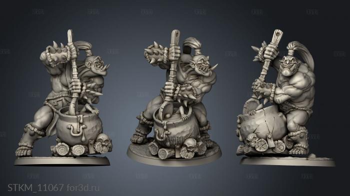 Ogre Marauders Burtz stew stl model for CNC