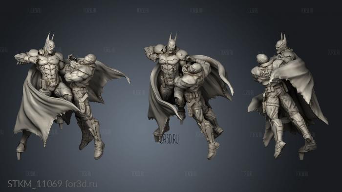 Batman Arkham Knight Statue stl model for CNC