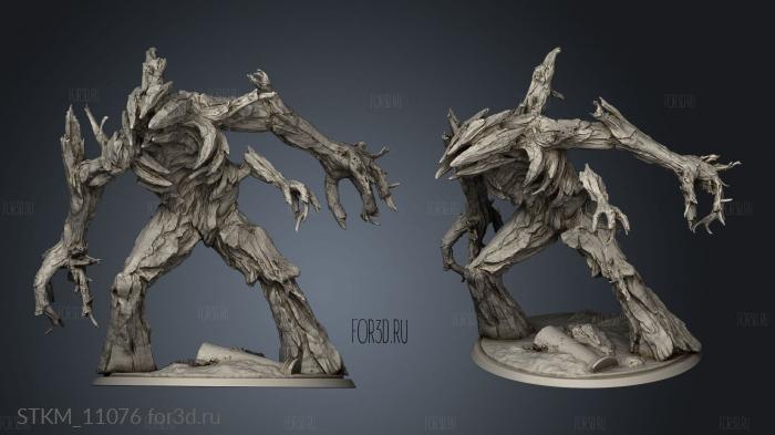 Treant Soldier Skinny stl model for CNC