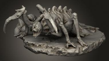 Серв 3d stl модель для ЧПУ