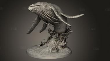 Дух Кита 3d stl модель для ЧПУ