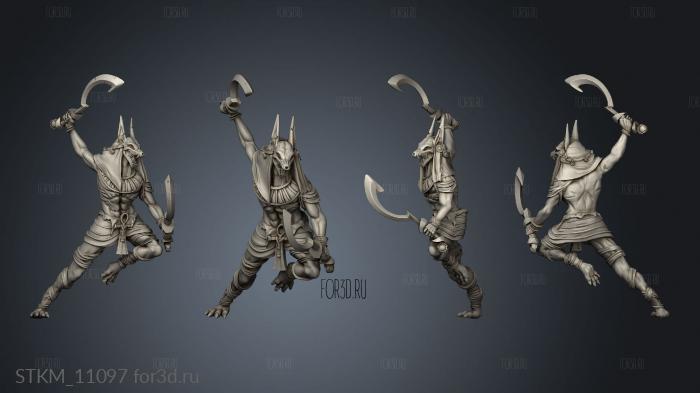 Gods and Heroes Egypt TR Anubis Warrior 3d stl модель для ЧПУ