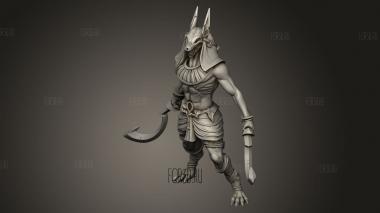 Боги и Герои Египта: Воин Анубис 3d stl модель для ЧПУ