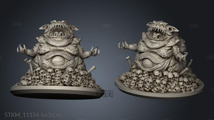 Elder Gods Tsathoggua and stl model for CNC