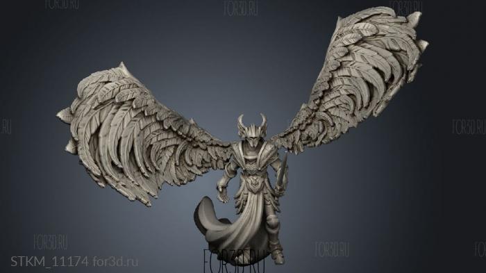 Angel Justicar stl model for CNC