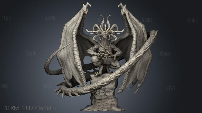 Arcane DRAGON stl model for CNC