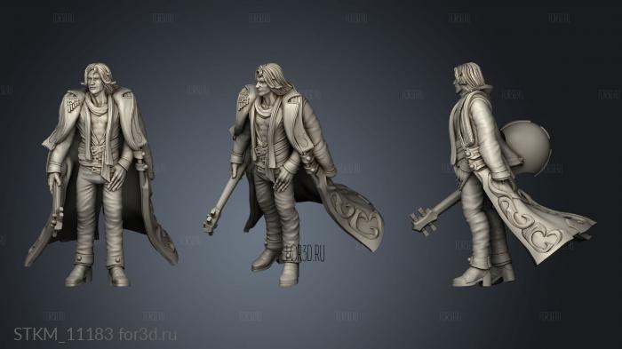 Adrian The Itherian Bard stl model for CNC