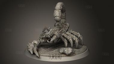 Погребенный в Гробнице Чудовищный Скорпион 3d stl модель для ЧПУ
