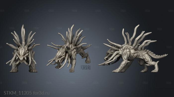 Sci Fi SKULL HUNTER HOUNDS HOUND stl model for CNC