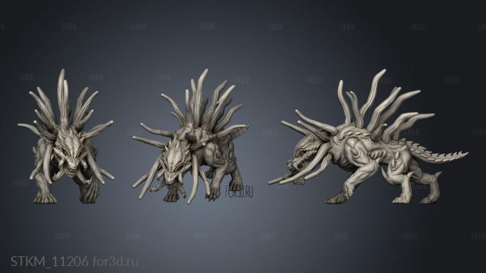 Sci Fi SKULL HUNTER HOUNDS HOUND stl model for CNC