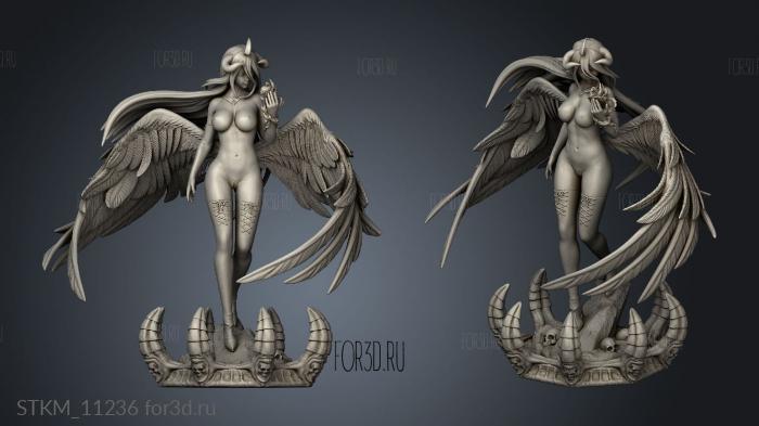 Albedo Overlord NSFW Figure stl model for CNC