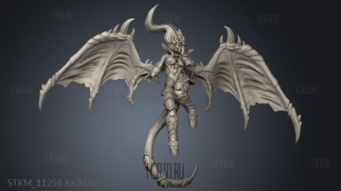 Fantasy Harpy stl model for CNC