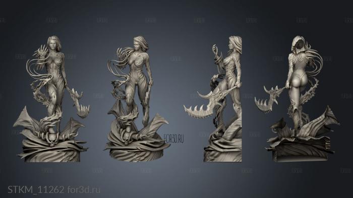 Witchblade Sara Pezzini Entero Plantas stl model for CNC