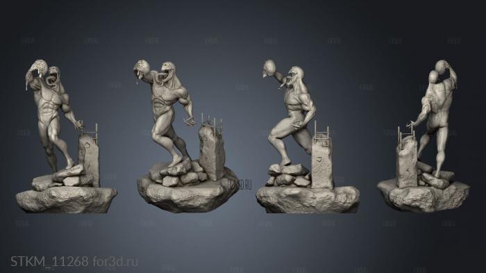 Anti Venom Statue stl model for CNC