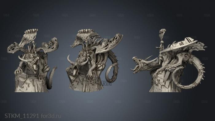 Zombie Dragon ARROW stl model for CNC