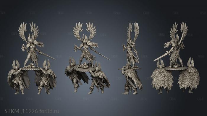 Barbarians Vindicta Raid Queen stl model for CNC