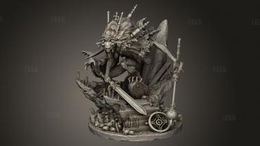 Этельрик,Бессмертный лорд Калден 3d stl модель для ЧПУ