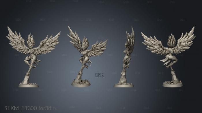 Witcher Contract Harpy Queen stl model for CNC